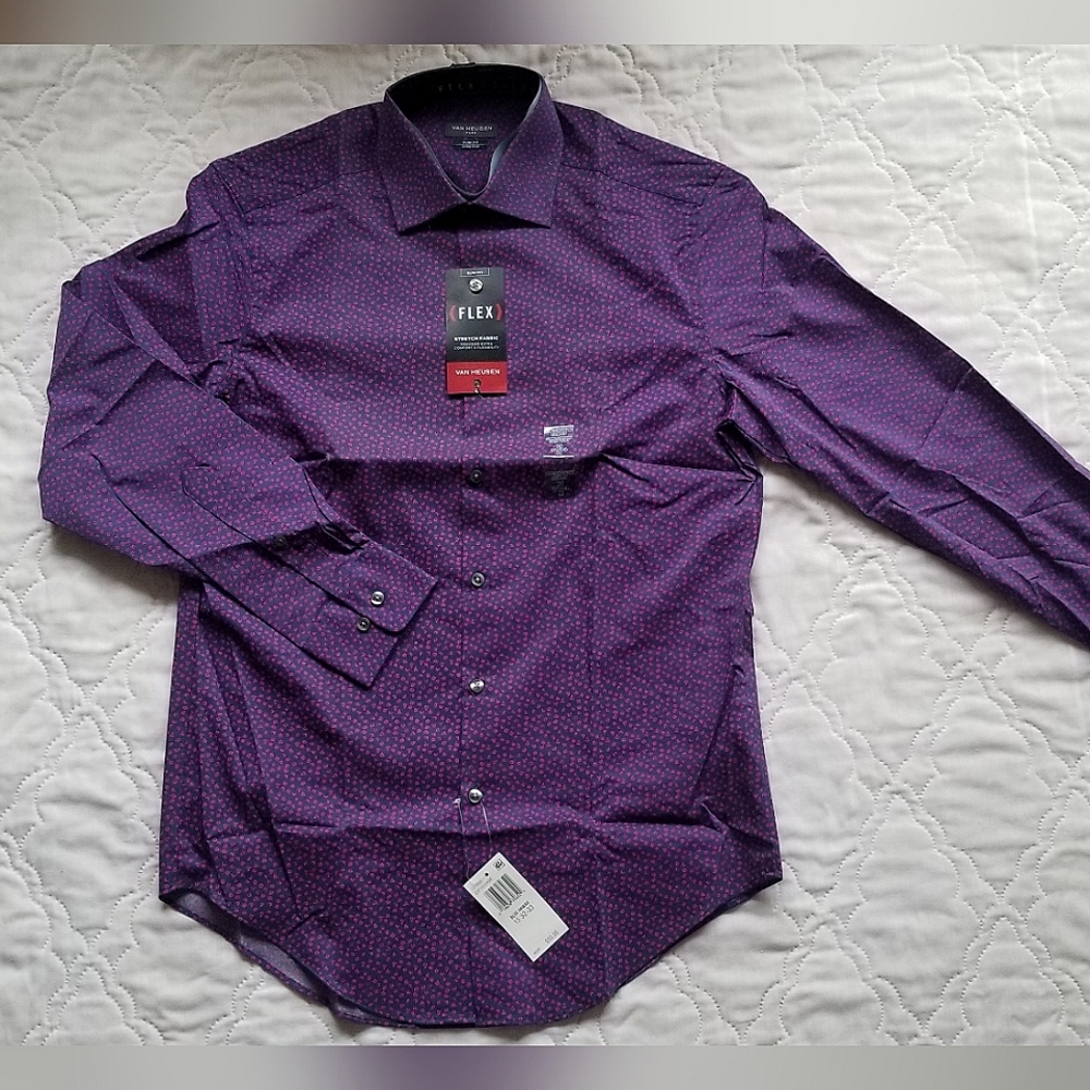 Van Heusen Flex Slim Fit Button Down Shirt
